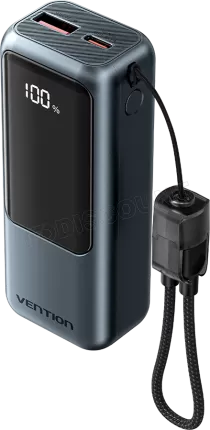Photo de Batterie externe Vention FKOH0 10000mAh + 1x USB-C (Gris)