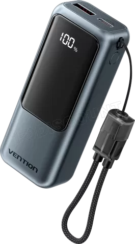 Photo de Batterie externe Vention FKOH0 10000mAh + 1x USB-C (Gris)