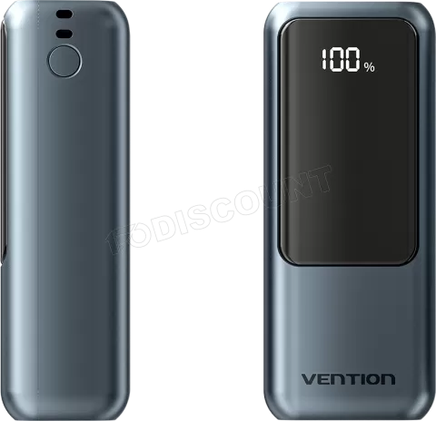 Photo de Batterie externe Vention FKOH0 10000mAh + 1x USB-C (Gris)