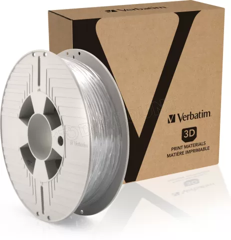 Photo de Bobine de Filament 3D Verbatim Durabio Ø2.85mm - 0.5kg (Transparent)