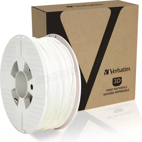 Photo de Bobine de Filament ABS 3D Verbatim Ø2.85mm - 1kg (Blanc)