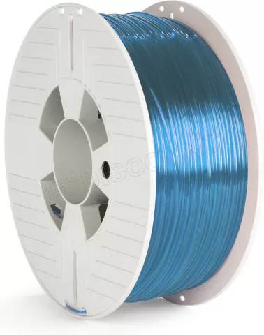 Photo de Bobine de Filament PET-G 3D Verbatim Ø1.75mm - 1kg (Bleu Transparent)