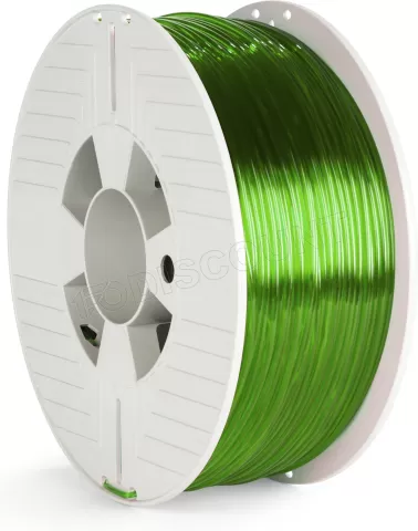 Photo de Bobine de Filament PET-G 3D Verbatim Ø2.85mm - 1kg (Vert Transparent)