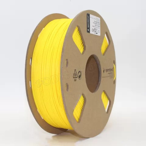 Photo de Bobine de Filament PLA 3D Gembird Jaune Ø1.75mm - 1kg