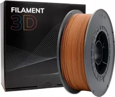 Photo de Bobine de Filament PLA 3D Marron Ø1,75mm - 1kg