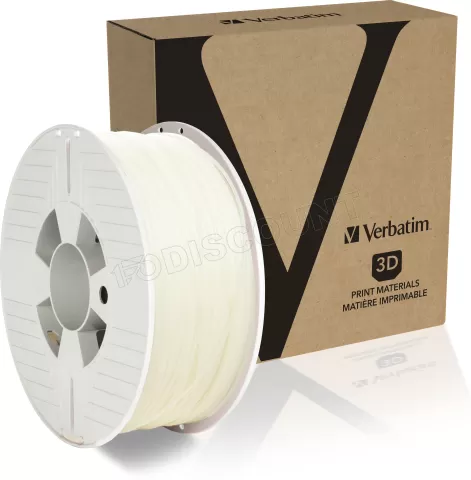 Photo de Bobine de Filament PLA 3D Verbatim Ø1.75mm - 1kg (Transparent)