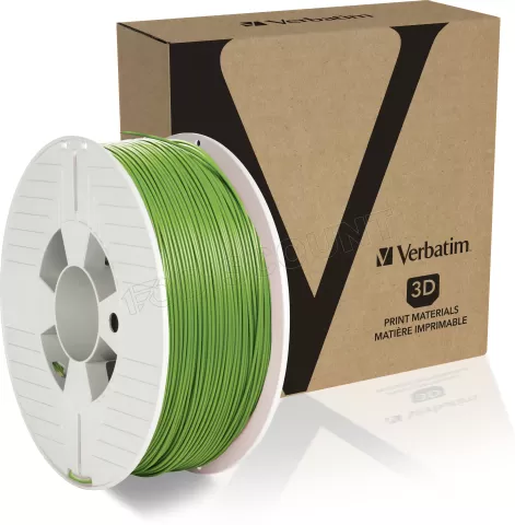 Photo de Bobine de Filament PLA 3D Verbatim Ø1.75mm - 1kg (Vert)