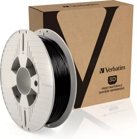 Photo de Bobine de Filament TPE 3D Verbatim Tefabloc Ø1.75mm - 0.5kg (Noir)