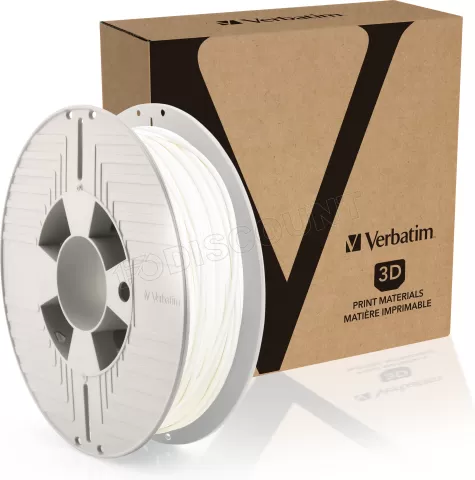 Photo de Bobine de Filament TPE 3D Verbatim Tefabloc Ø2.85mm - 0.5kg (Blanc)