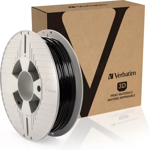 Photo de Bobine de Filament TPE 3D Verbatim Tefabloc Ø2.85mm - 0.5kg (Noir)