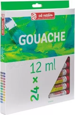 Photo de Boite de 24 sticks de gouache Royal Talens ArtCreation Expression 12ml