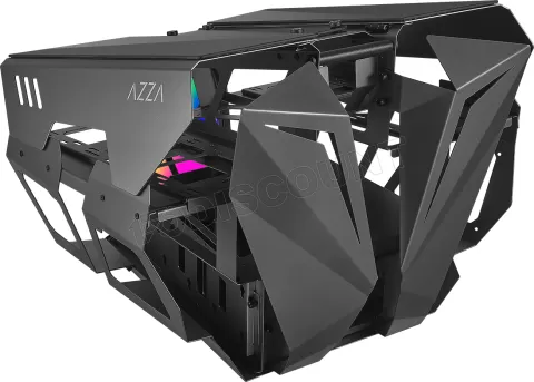 Photo de Boitie / Table de Bench E-ATX Azza Overdrive 4.0 RGB (Noir)