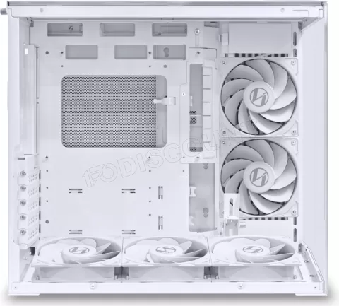 Photo de Boitier Cube ATX Lian-Li O11 Dynamic Mini Flow V2 avec panneau vitré (Blanc)