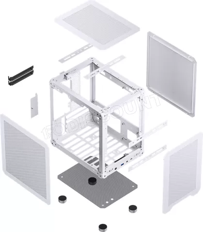 Photo de Boitier Cube Micro-ATX Jonsbo C6 (Blanc)