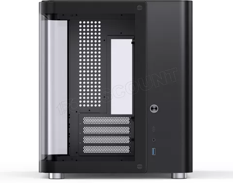 Photo de Boitier Cube Micro ATX Jonsbo TK-1 2.0 avec panneau vitré (Noir)