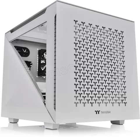 Photo de Boitier Cube Micro ATX Thermaltake Divider 200 TG Air (Blanc)