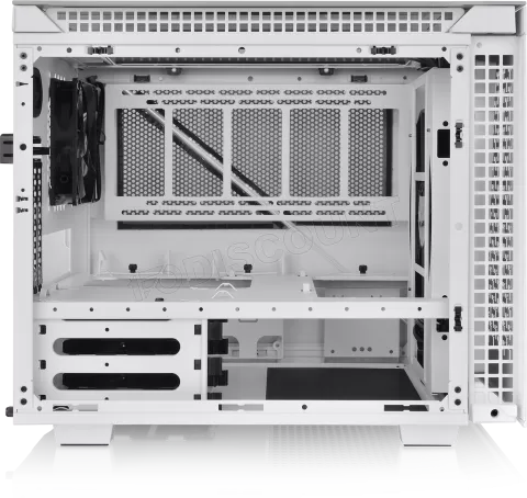 Photo de Boitier Cube Micro ATX Thermaltake Divider 200 TG Air (Blanc)