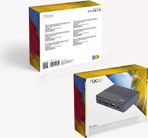 Photo de Boitier externe avec HUB USB-C 10 en 1 Tooq TQE-2242G - NVMe M.2 Type 2280 (Noir)