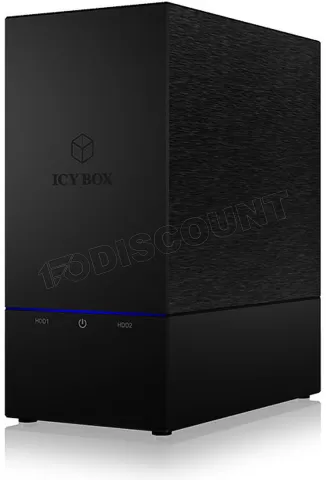 Photo de Boitier Externe Icy Box IB-RD3621U3 USB3.0 - 3"1/2 S-ATA - 2 Baies