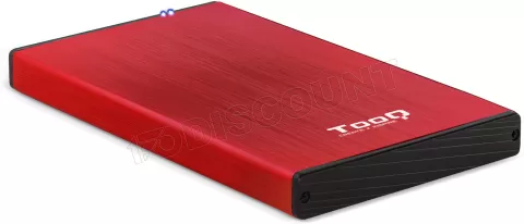 Photo de Boitier externe USB 3.1 TooQ TQE-2527 - S-ATA 2,5" (Rouge)