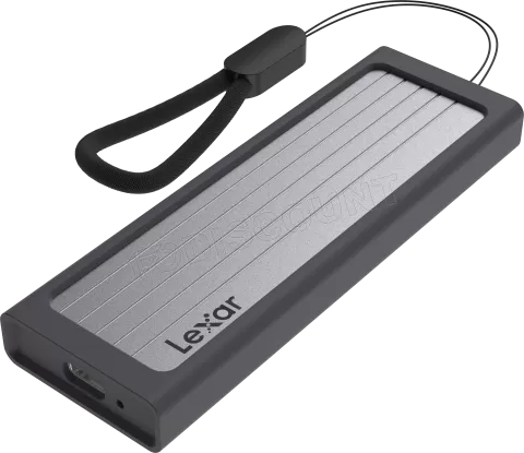 Photo de Boitier externe USB 3.2 Lexar E6 - NVMe M.2 Type 2280 (Argent)