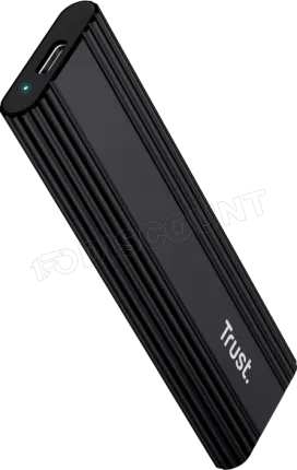 Photo de Boitier externe USB 3.2 Trust - NVMe M.2 (Noir)