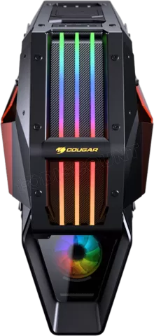 Photo de Boitier Grand Tour ATX Cougar Conquer 2 RGB avec panneaux vitrés (Noir/Orange)