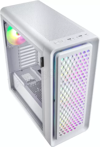 Photo de Boitier Grand Tour ATX FSP CUT593A RGB avec panneau vitré (Blanc)