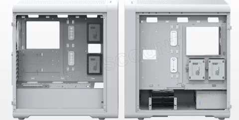 Photo de Boitier Grand Tour ATX FSP CUT593P RGB avec panneau vitré (Blanc)