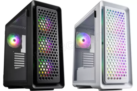 Photo de Boitier Grand Tour ATX FSP CUT593P RGB avec panneau vitré (Blanc)