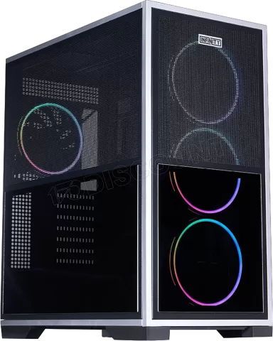 Photo de Boitier Grand Tour E-ATX 1stPlayer IF8 ARGB avec panneaux vitrés (Noir)