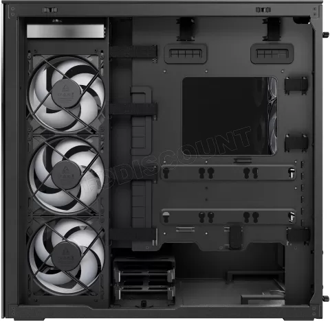 Photo de Boitier Grand-Tour E-ATX Arctic Xtender VG Mirror RGB avec panneaux vitrés (Noir)