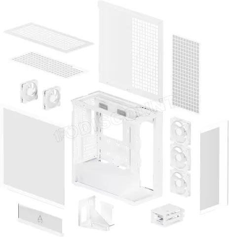 Photo de Boitier Grand-Tour E-ATX Arctic Xtender VG RGB avec panneaux vitrés (Blanc)