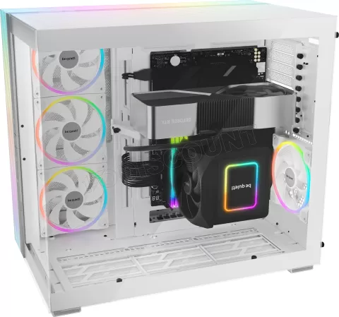 Photo de Boitier Grand Tour E-ATX be quiet! Light Base 900 DX RGB avec panneaux vitrés (Blanc)