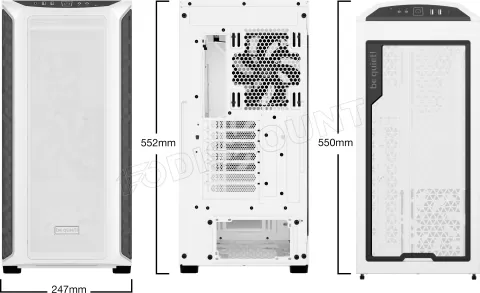 Photo de Boitier Grand Tour E-ATX be quiet! Shadow Base 800 DX avec panneau vitré (Blanc)