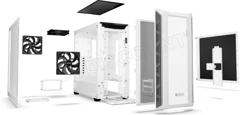 Photo de Boitier Grand Tour E-ATX be quiet! Shadow Base 800 DX avec panneau vitré (Blanc)