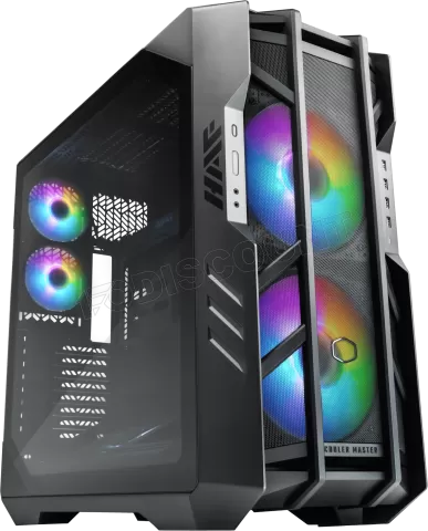 Photo de Boitier Grand Tour E-ATX Cooler Master Haf 700 RGB avec panneau vitré (Noir)