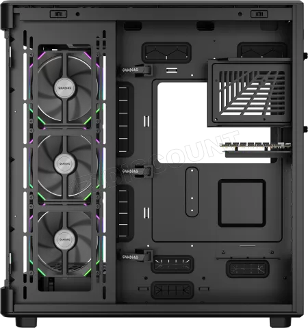 Photo de Boitier Grand Tour E-ATX Gamdias Neso P1 Pro avec panneaux vitrés (Noir)