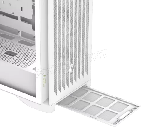 Photo de Boitier Grand Tour E-ATX Gamemax Leader 2 RGB avec panneau vitré (Blanc)