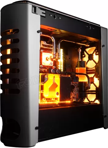 Photo de Boitier Grand Tour E-ATX InWin 915 RGB avec panneau vitré + alimentation 850W (Argent)