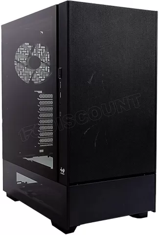 Photo de Boitier Grand Tour E-ATX InWin ModFree Base avec panneau vitré (Noir)