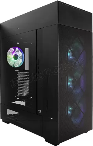 Photo de Boitier Grand Tour E-ATX InWin ModFree Deluxe RGB avec panneau vitré (Noir)