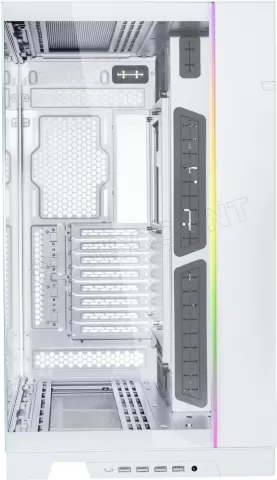 Photo de Boitier Grand Tour E-ATX Lian-Li O11 Dynamic Evo XL avec panneaux vitrés (Blanc)