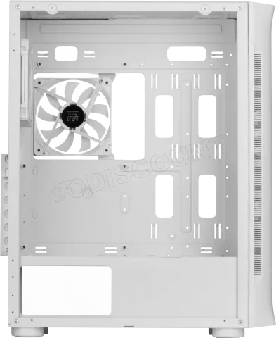 Photo de Boitier Grand Tour E-ATX Mars Gaming MC-Neo RGB avec panneau vitré (Blanc)