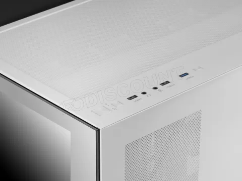 Photo de Boitier Grand Tour E-ATX Mars Gaming MCV4 avec panneaux vitrés (Blanc)