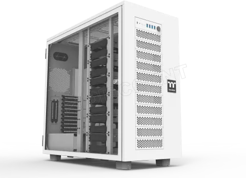 Photo de Boitier Grand Tour E-ATX Thermaltake AX700 avec panneau vitré (Blanc)