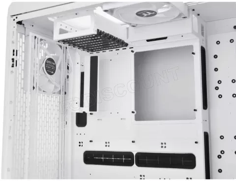 Photo de Boitier Grand Tour E-ATX Thermaltake Centralized Thermal Efficiency C750 Air avec panneaux vitrés (Blanc)