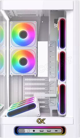 Photo de Boitier Grand-Tour E-ATX Xigmatek Heaven Air RGB avec panneaux vitrés (Blanc)
