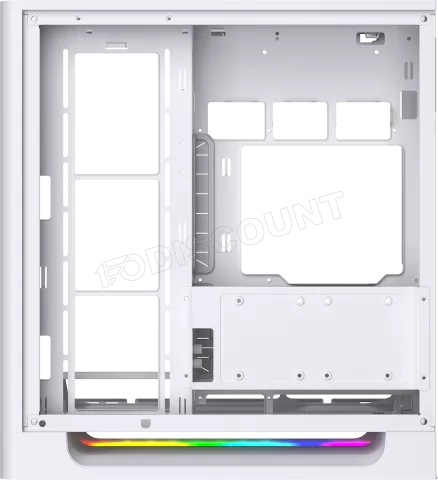 Photo de Boitier Grand-Tour E-ATX Xigmatek Heaven RGB avec panneaux vitrés (Blanc)