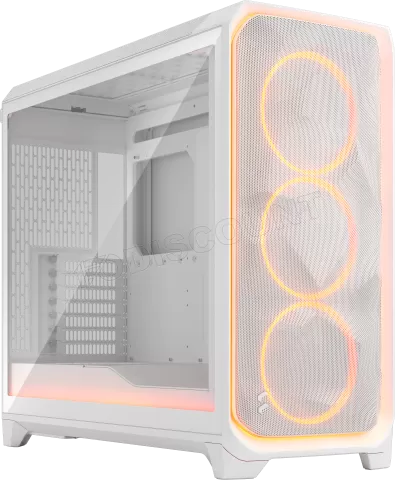 Photo de Boitier Grand Tour EE-ATX Fractal Design Meshify 3 XL Ambience Pro RGB avec panneau vitré (Blanc)